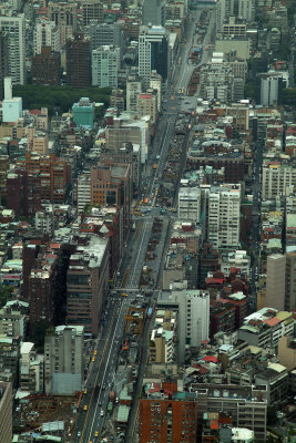 Xinyi Rd. leading westwards