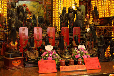 Gods within the Xiahai City God Temple