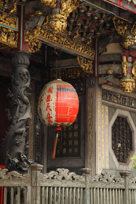 Detail of the Front Hall of Longshan Temple