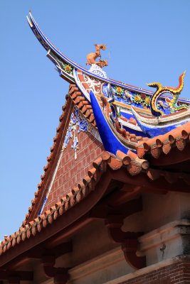 Roof detail of the Wenkai Academy