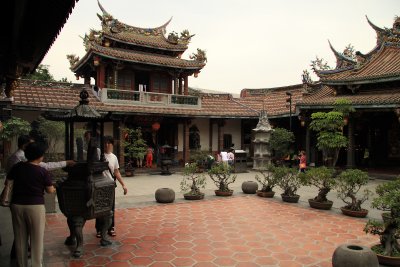 Courtyard with Bell Tower and incense censer