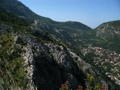 Southern mountains above Kotor