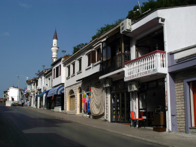 Typical Ulcinj street scene