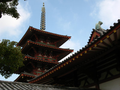 Five-storied Pagoda from outside the walls