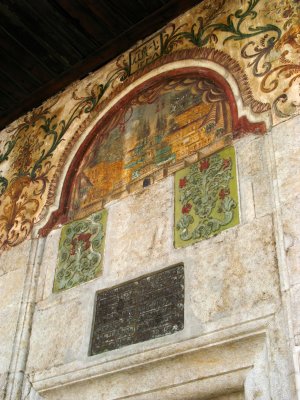 Wall detail on the Et'hem Bey Mosque