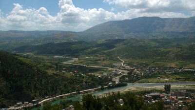 Mountainous outskirts of Berati