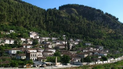 Gorica quarter and lush hills above it