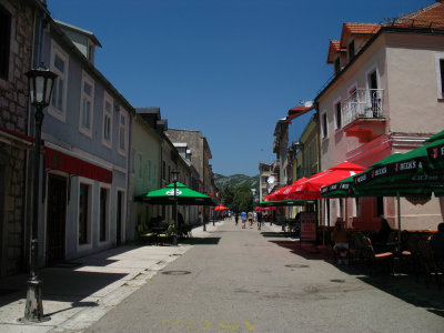 Cetinje's old town center