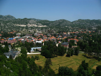 Cetinje and its surrounding valley