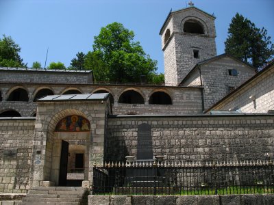 Front entrance of Cetinje Monastery