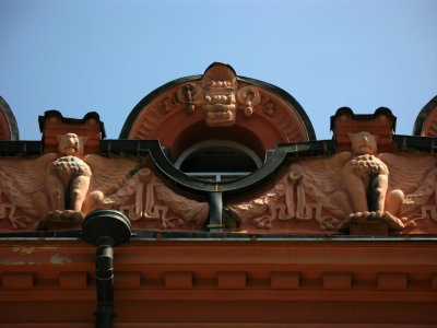 Roof detail of the Russian Embassy