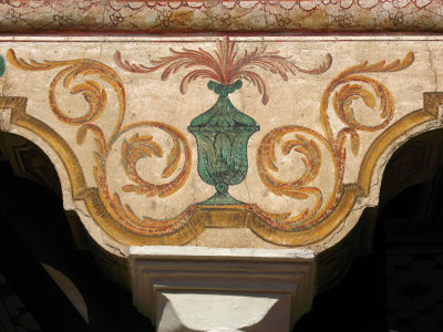 Pillar detail, Colored Mosque