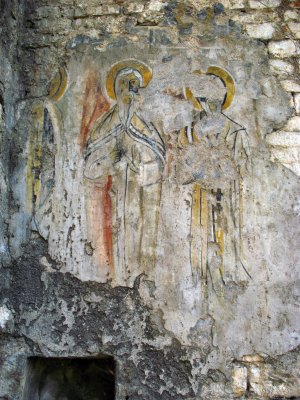 Ghosts of a church fresco, Stari Bar