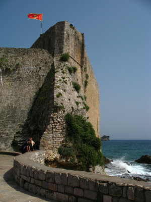Below a citadel tower