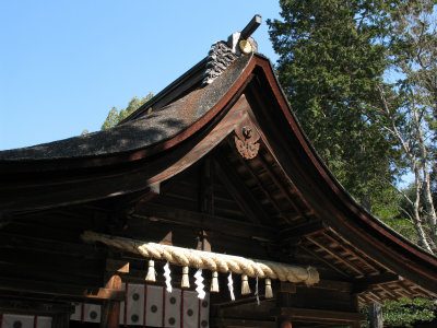 Hon-dō (Main hall) of Ōagata-jinja