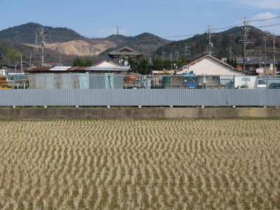 Typical Japanese small town scene