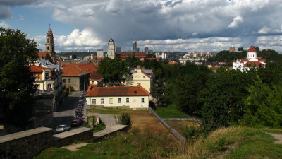 Vilnius skyline from the Artillery Bastion