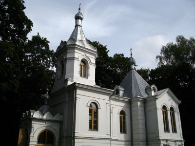 Orthodox church in Ramybės Park