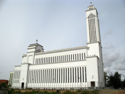 Christs Resurrection Church atop aliakalnis