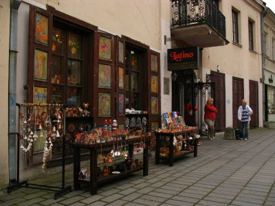 Souvenir shop on Vilniaus gatvė