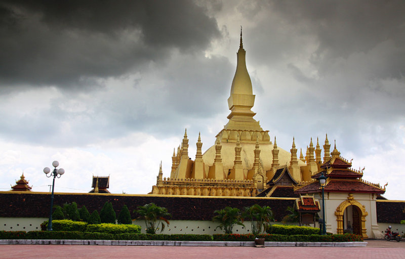 Storm Clouds Over Pra That Luang