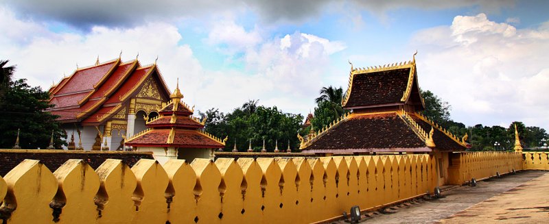 Storm Clouds Over Pra That Luang