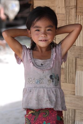 Hmong girl Luang Namtha Province