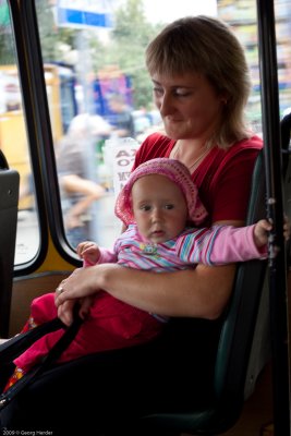 Baby in bus