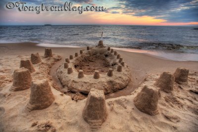 Notre chateau de sable