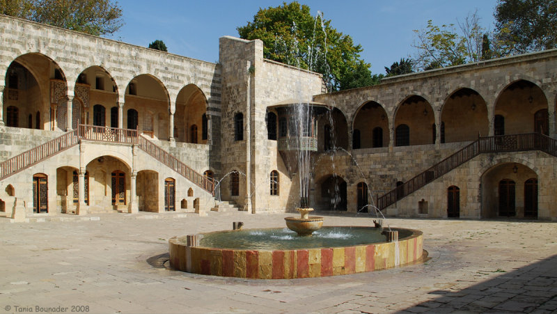 Inside court in Beiteddin castle