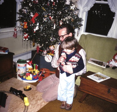 Dad and I - Christmas