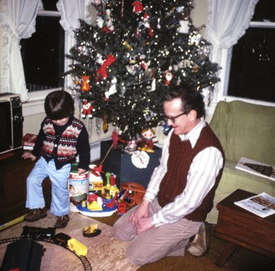 Dad and I -Christmas