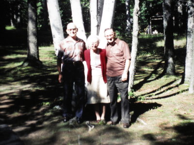 Grandpa, Ella and Uncle Johnny