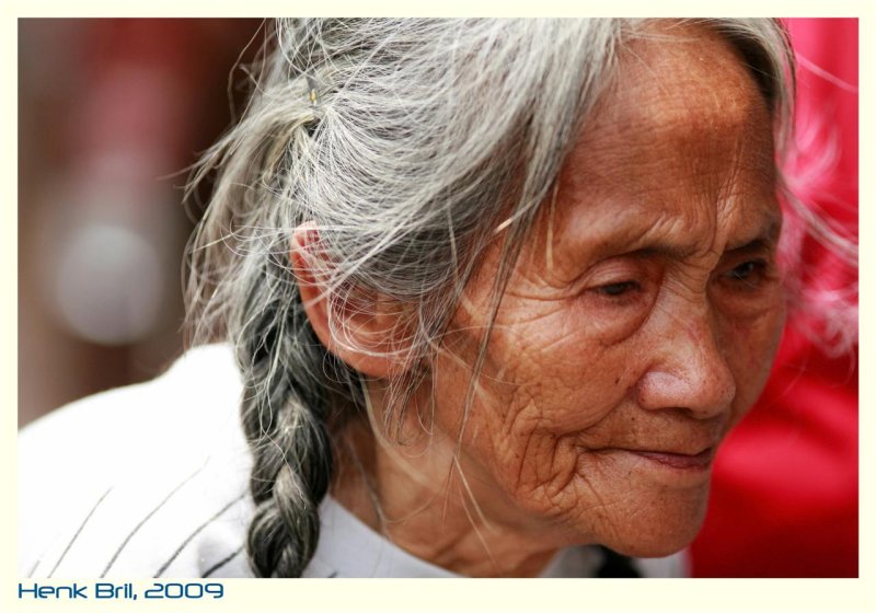 Old Lady with Braids