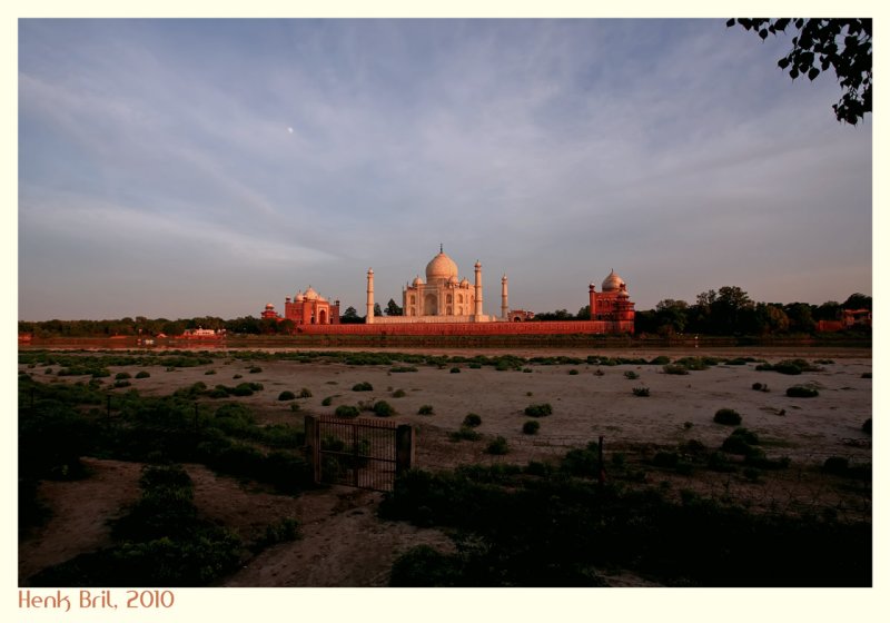 Taj Mahal at sunset - I