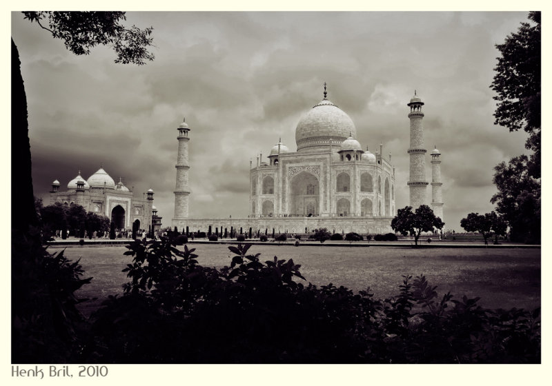 Taj Mahal in Clouds