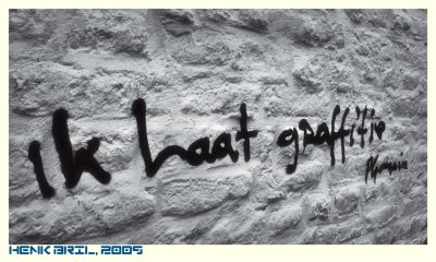 I hate graffiti