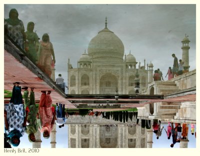 Taj Mahal - upside down