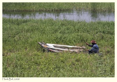 Fisherman on the Nile