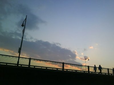 Sunset, Mass. Ave. Bridge