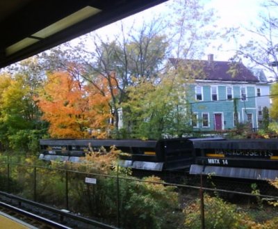 Autumn colors, Sullivan Station, Somerville