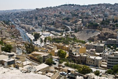 Horft yfir Amman