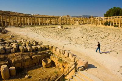 Forum Ovale  Jerash