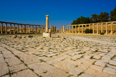 Forum Ovale   Jerash