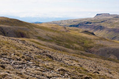 Hvassafell og Borgarfjrur  mistri