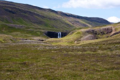 Baula, fossinn í Bjarnardalsá kvaddur