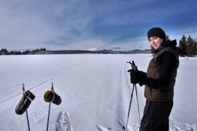 Gorgeous day for skiing