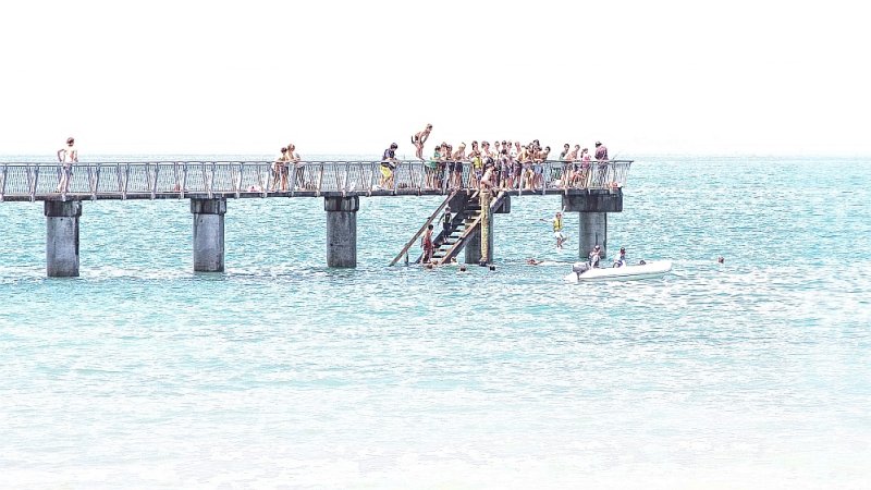 Fun on the wharf