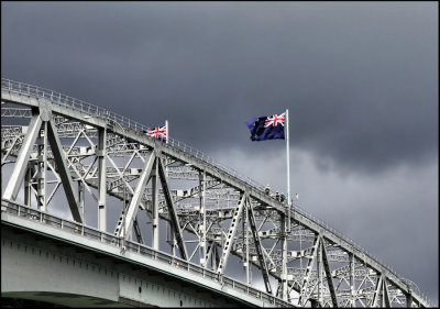 See the Walkers on Top of the Bridge?