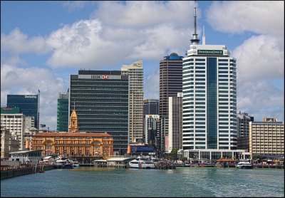 Auckland City from the Waitemata Harbour